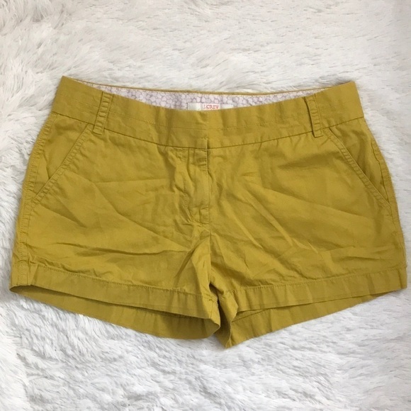 J.Crew Mustard Broken-In Chino Shorts - Picture 1 of 4